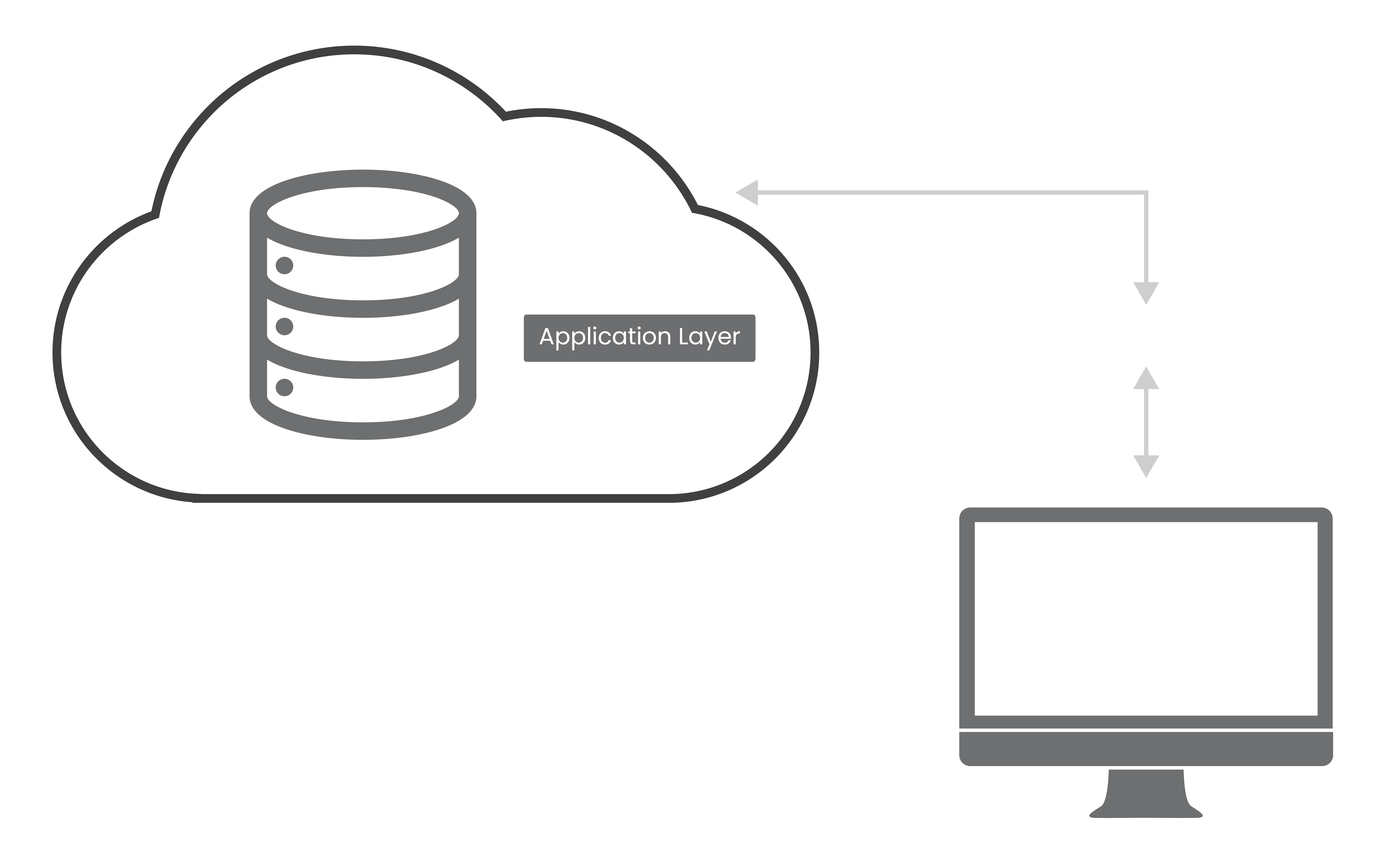 hosted solution dark background